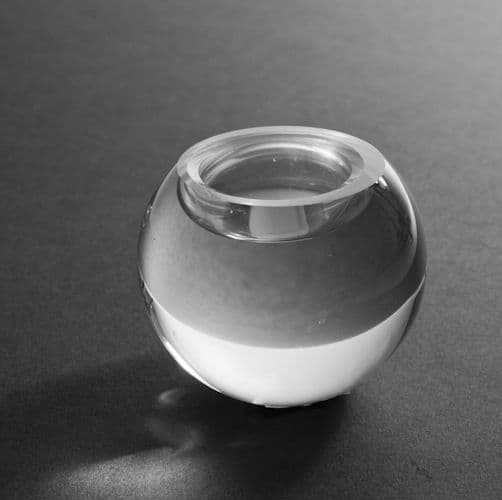 Modern Glass Sphere Tealight Holder