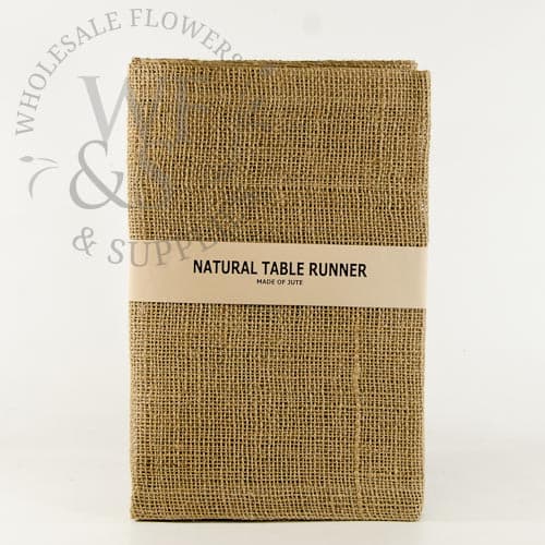 Natural Burlap Table Runner 12" x 108" 