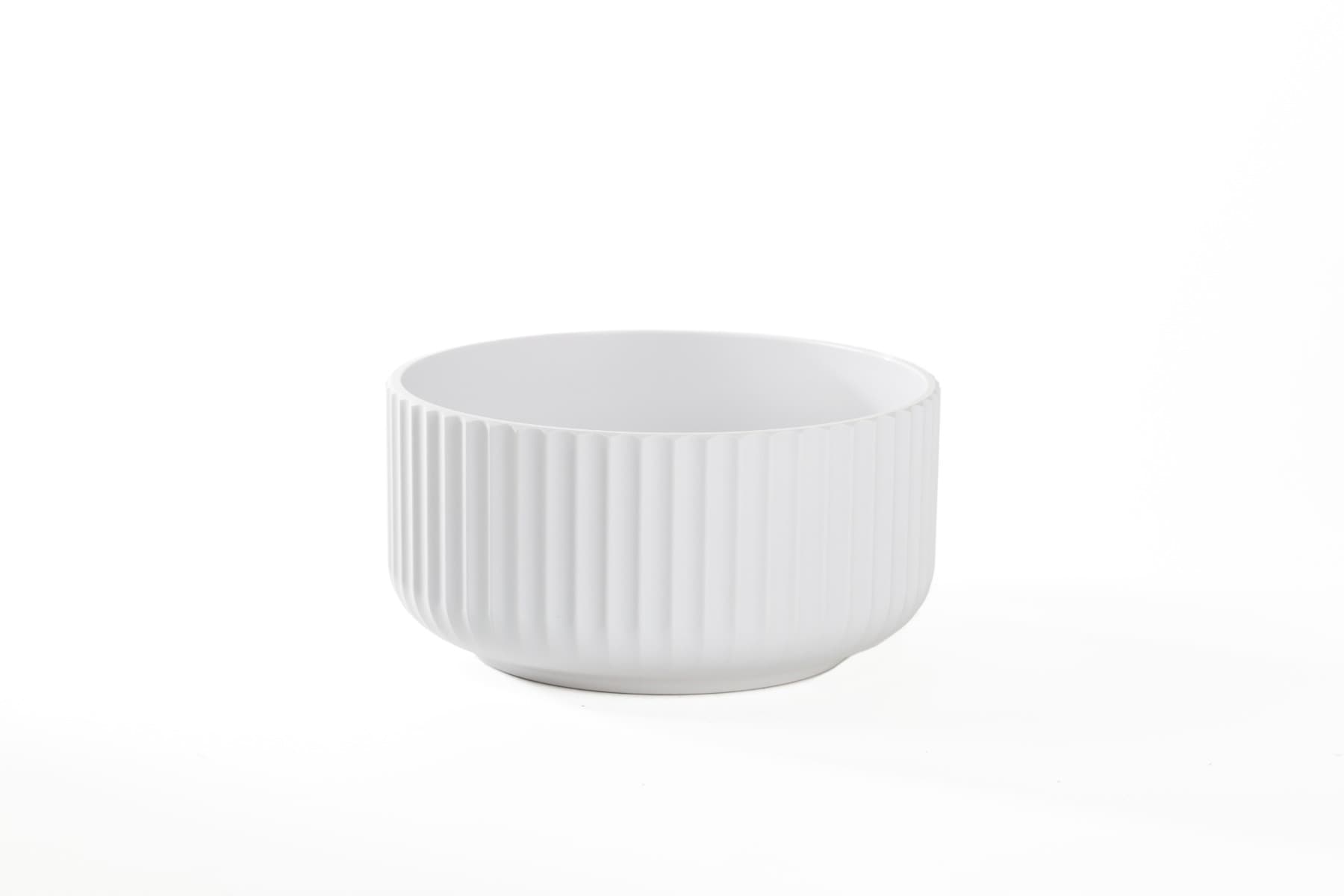 7 3/4 " White Plastic Garden Dish