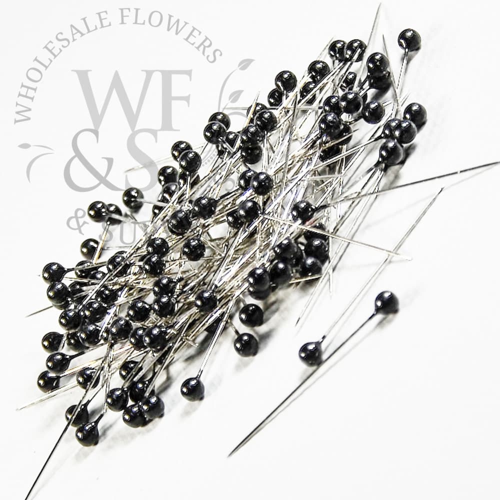 Corsage Pins - Black Tips