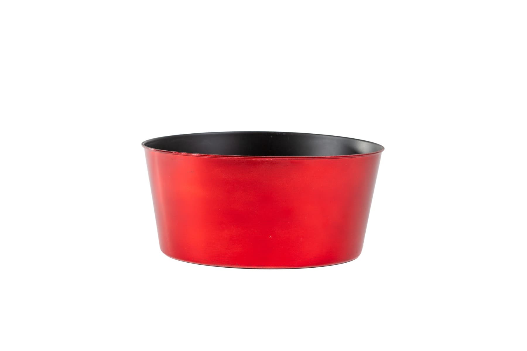 11 1/4 " Red Plastic Round Garden Dish