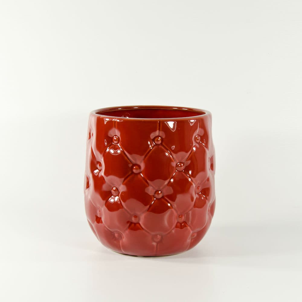 Quilted Ceramic Vase  DISC