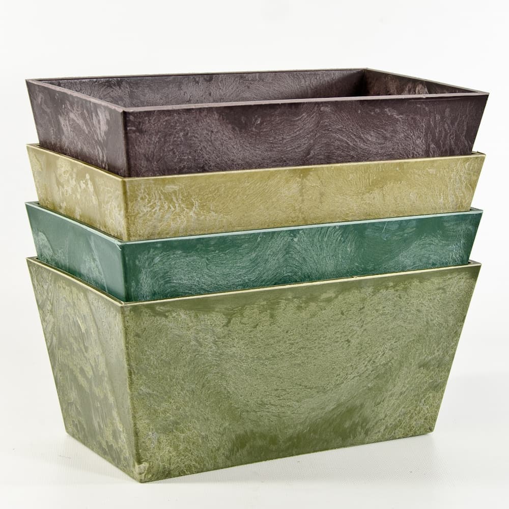 Recycled Plastic Rectangle Planter