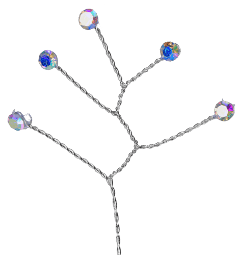 Rhinestone Quintet-Iridescent 12 pcs. per package