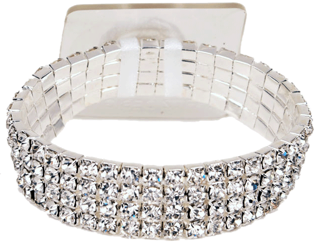 Rock candy flower bracelet-dazzle