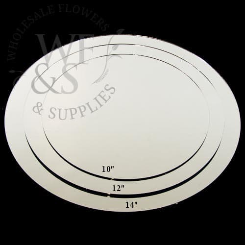 Round Centerpiece Mirrors 14"