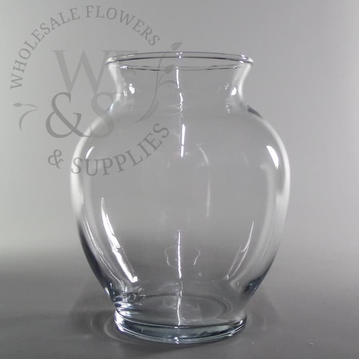 Glass Ginger Vase 6¼" Tall