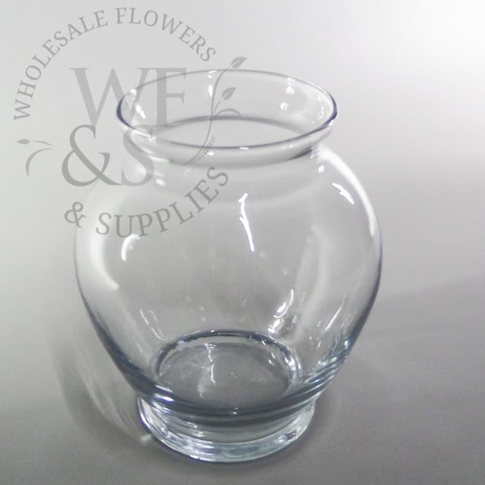 Glass Ginger Vase 7¼"