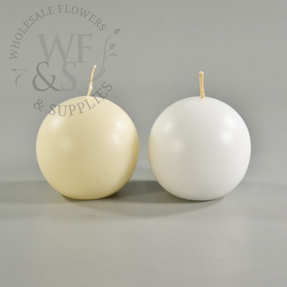 2.8" Sphere Candles 3 Pack