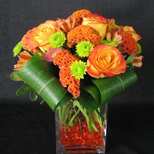 Ti & Orange Gems Arrangement