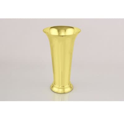 Gold or Silver Trumpet Vase 