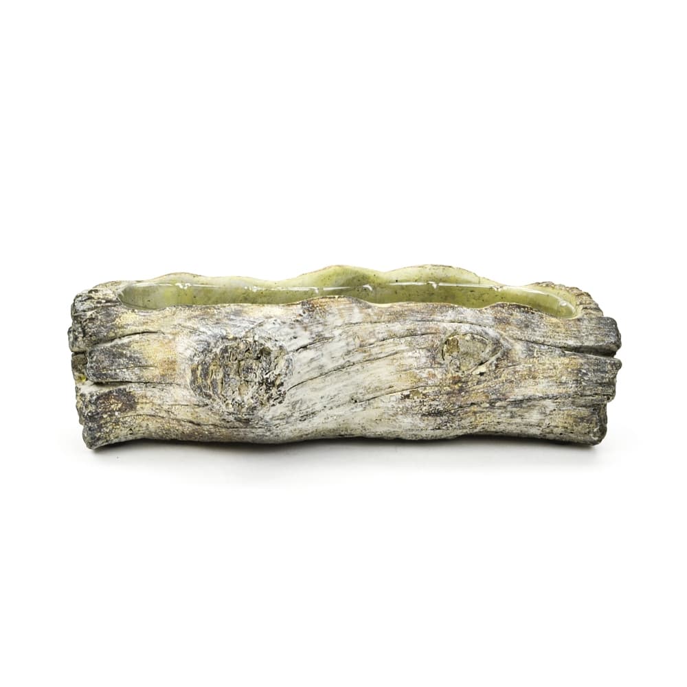9" Driftwood Log Planter