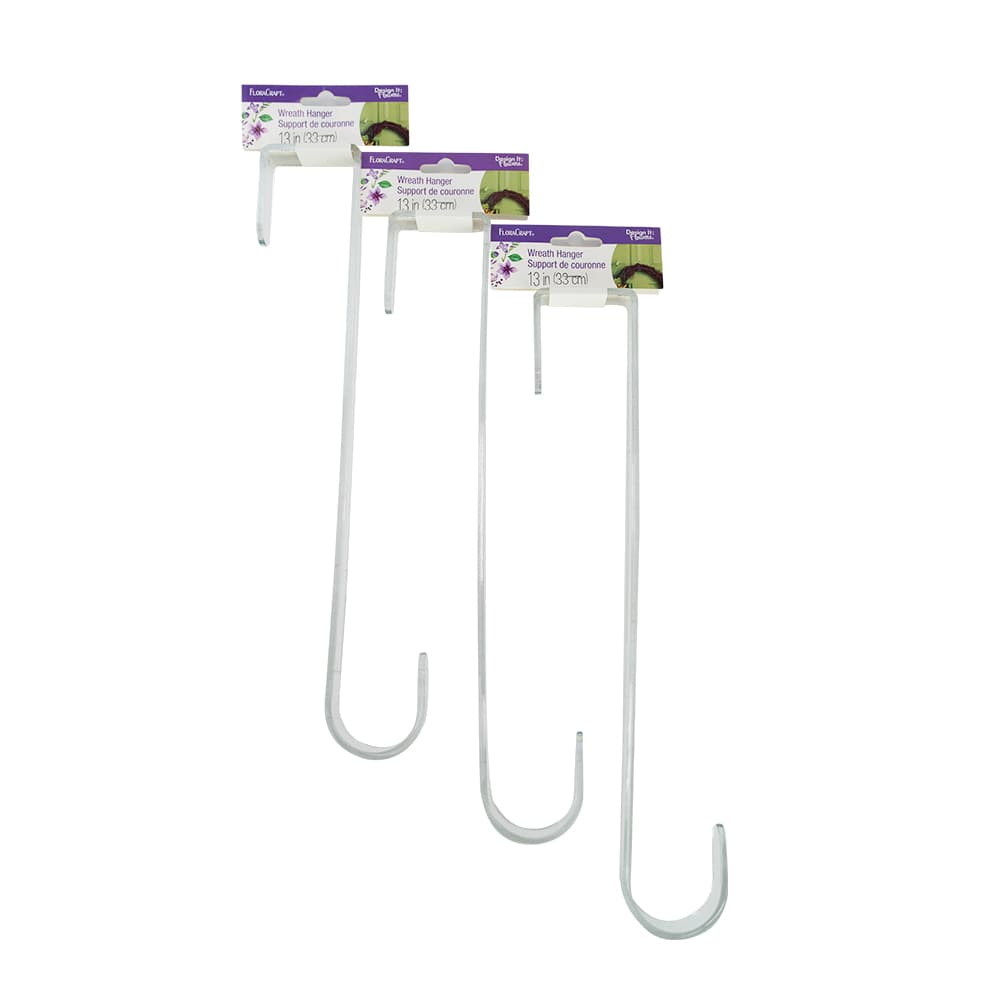 Wreath hanger 13"- Acrylic