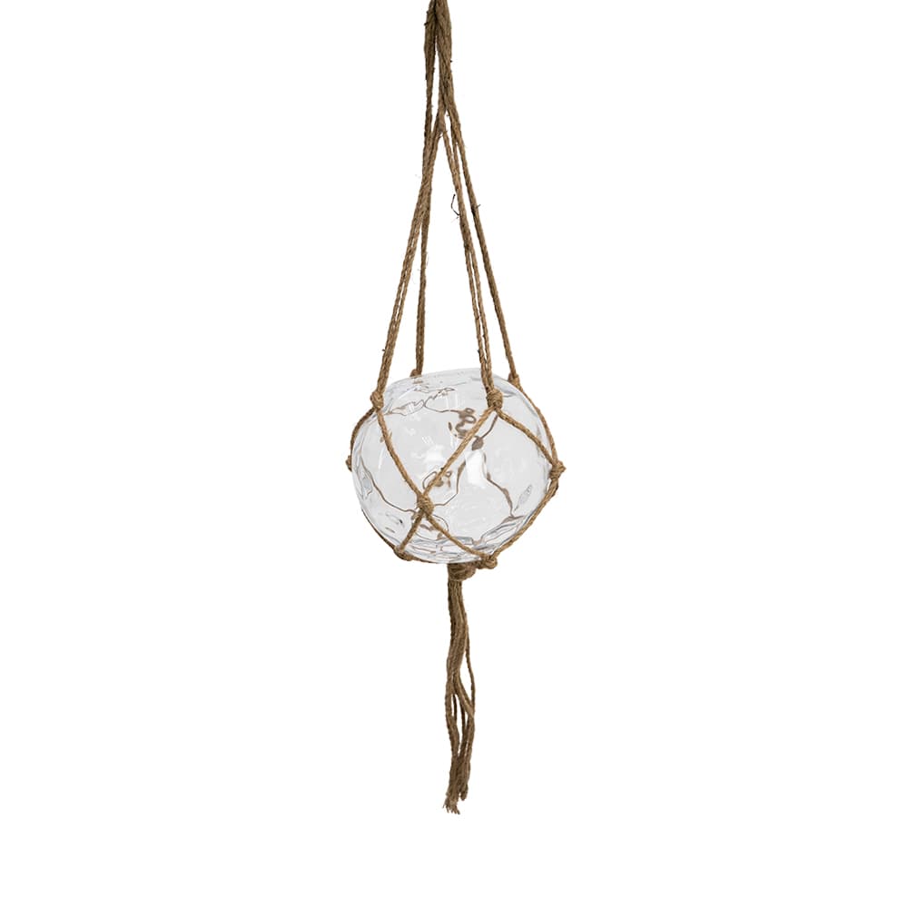 10" Hanging Jute Rope Terrarium 