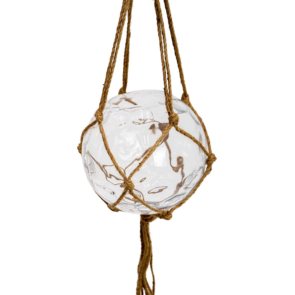 9" Hanging Jute Rope Terrarium 