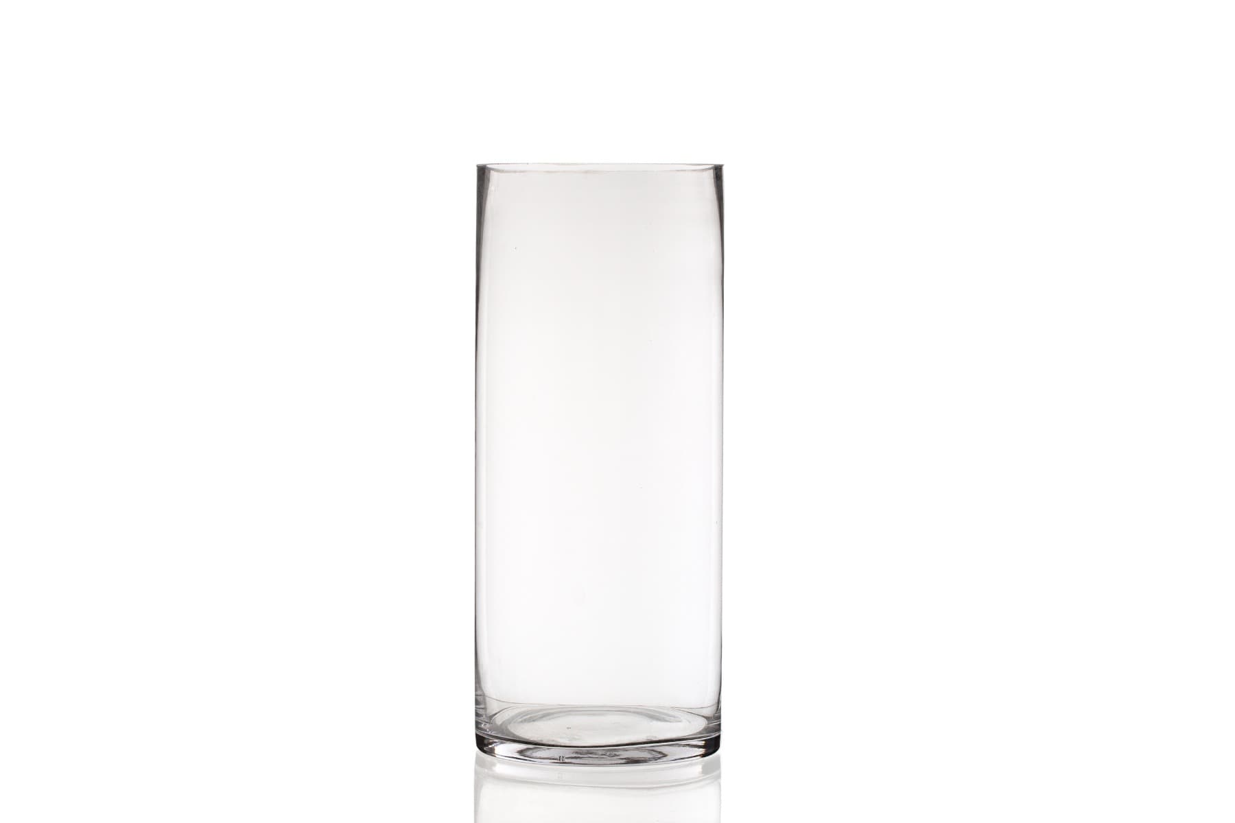 14"  x  6 " Glass Cylinder Vase