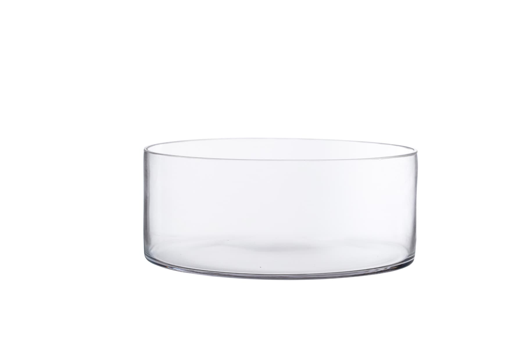 10" Round Dish Garden Glass Vase