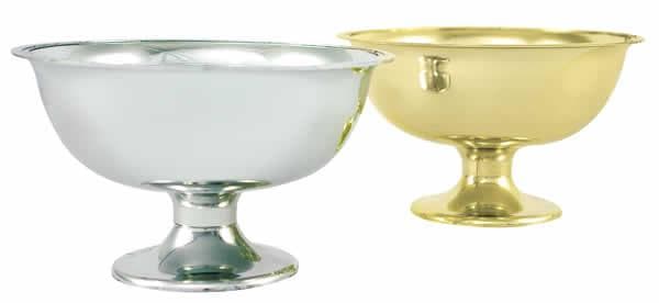 Gold or Silver 4" Centerpiece Bowl