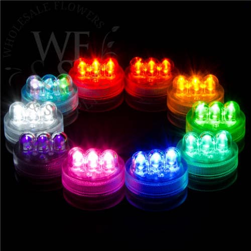 Waterproof 3 LED Lights - Assorted Colors