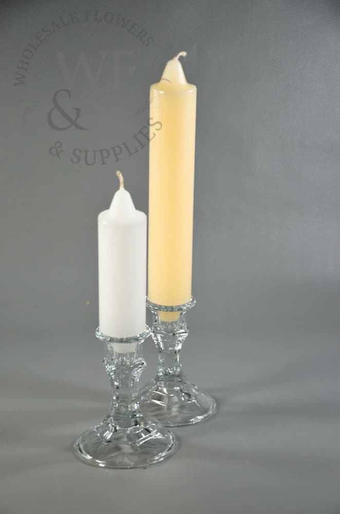 1½" x 8½" Club Candles Jumbo White Dis