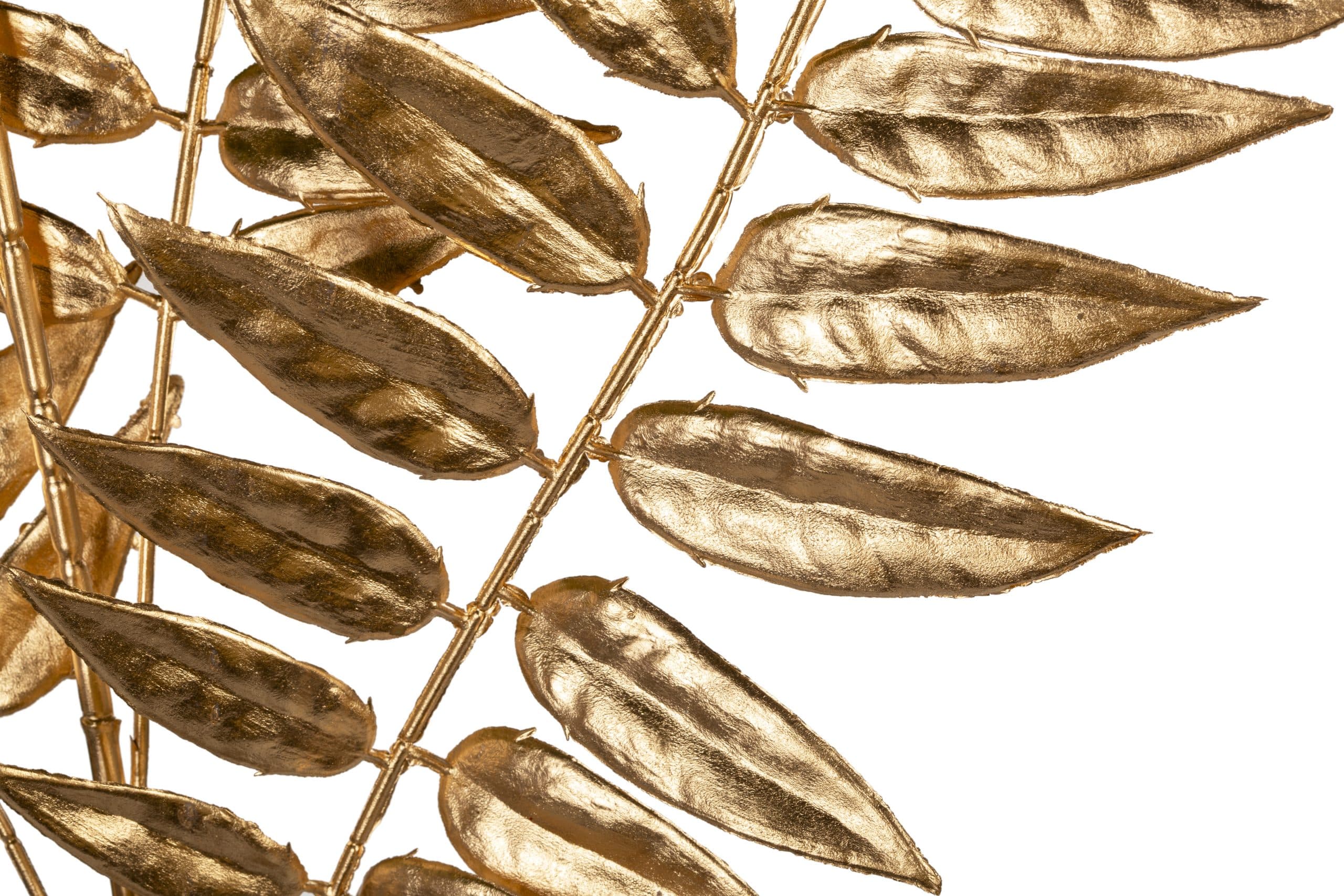41" Metallic Gold Leaf Fern Stem
