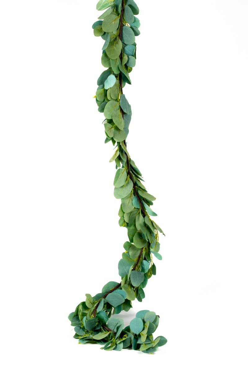 5' Silver Dollar Eucalyptus Garland