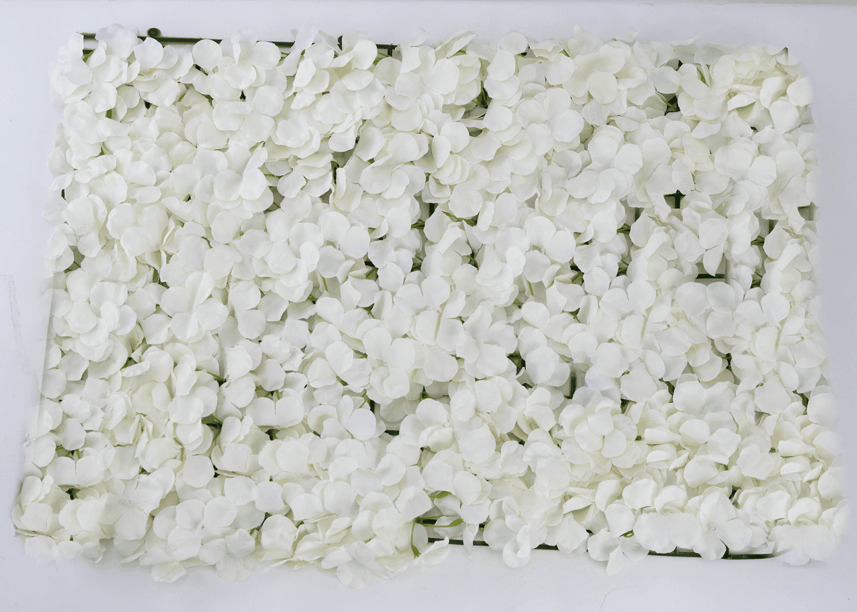 24 x 17 Ivory White Hydrangea Wall Panel Backdrop