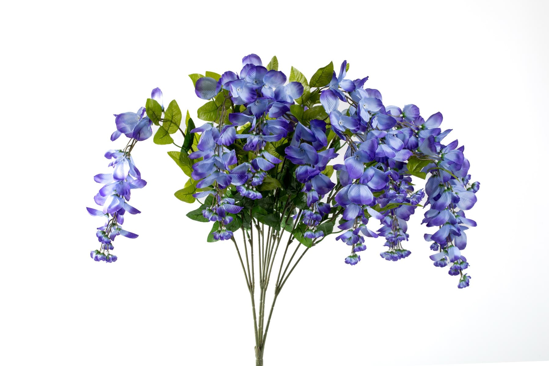 33" Blue Hanging Wisteria