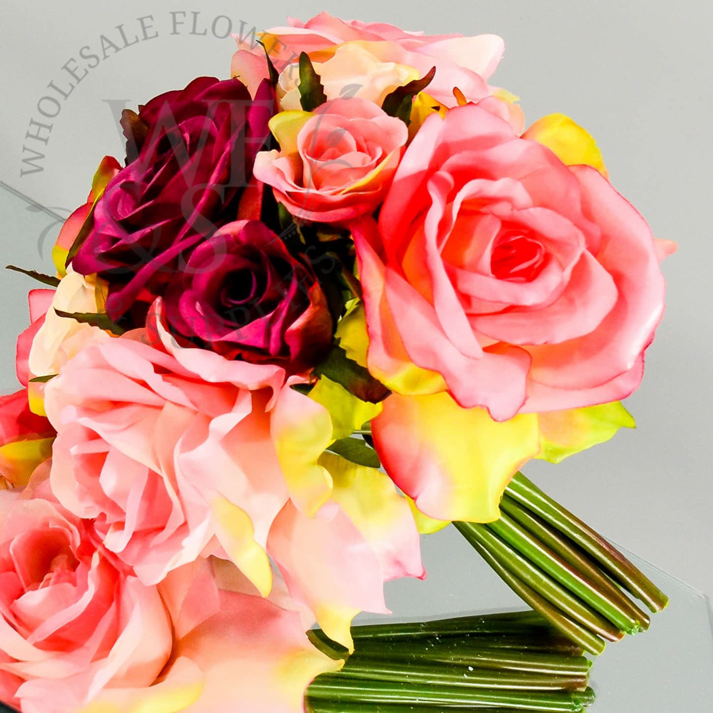 9" Confetti Rose Bouquet DISC