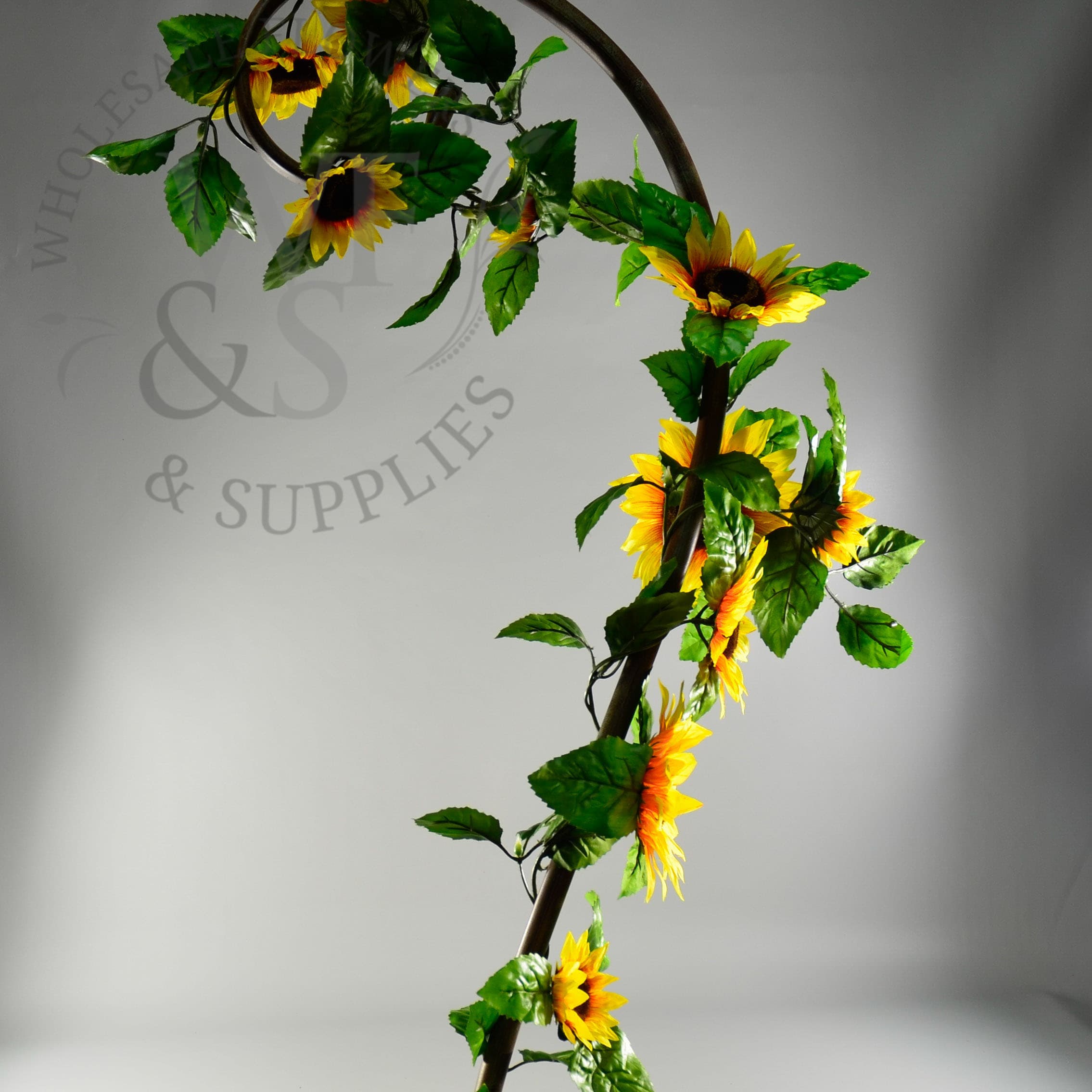 6' Garland Sunflower Yellow