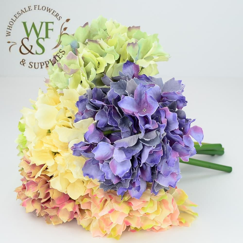 Small Silk Hydrangea Different Colors
