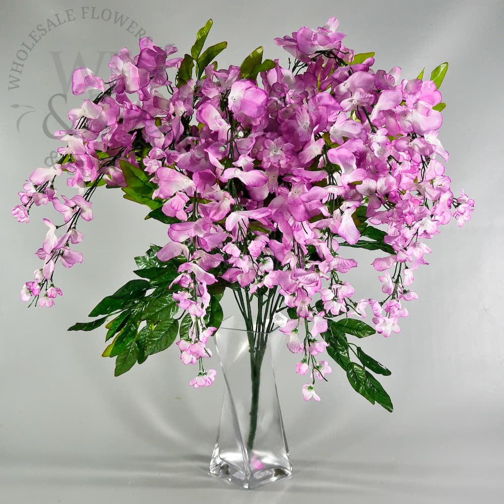36" Silk Wisteria (Fuchsia)