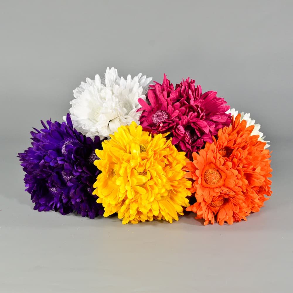 10" Tall Gerbera Daisy Bouquets