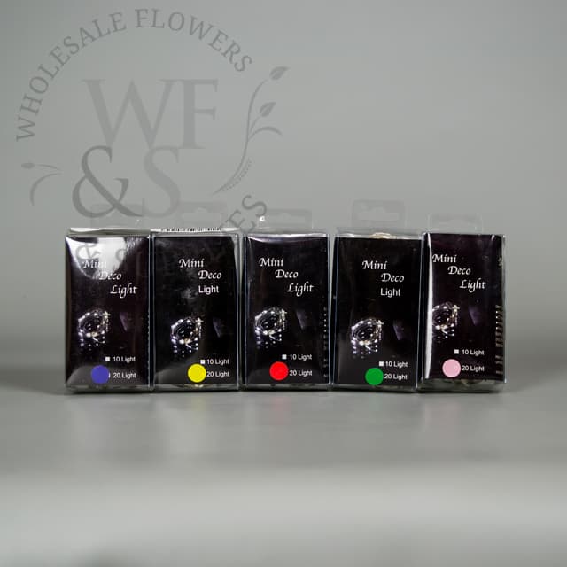 3-Pack Mini Deco String Lights - String of 20 Lights Assorted Colors ...