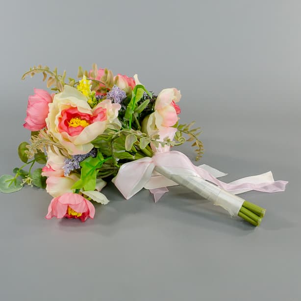 Assorted Spring Flowers Wedding Bouquet