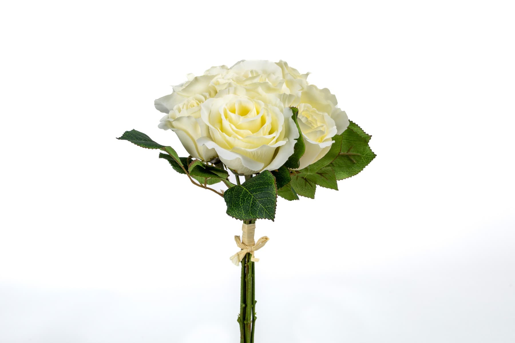 11" Cream Rose Bouquet