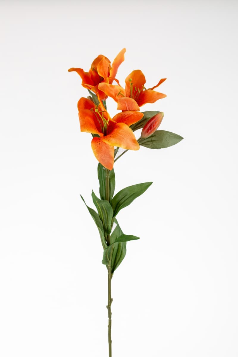 30" Orange Day Lily Spray