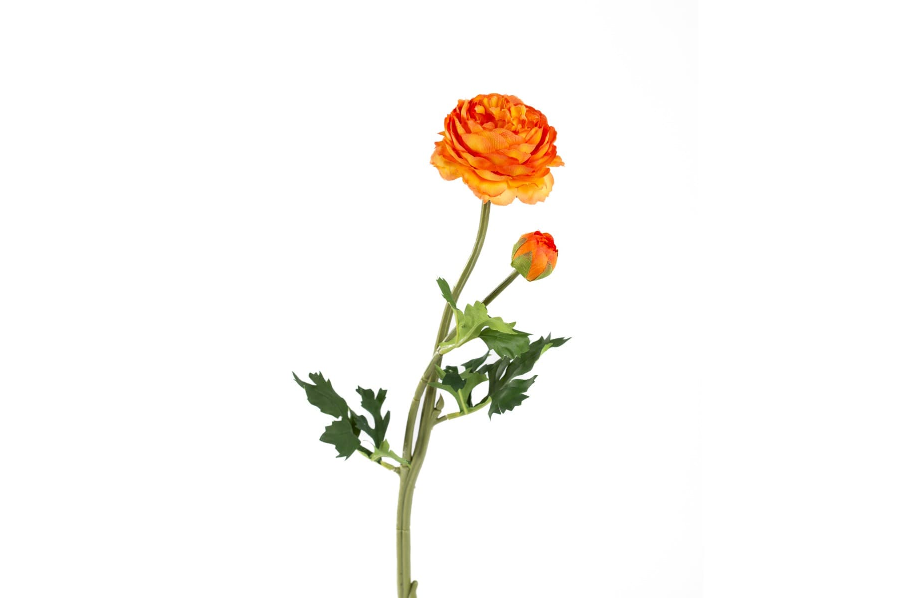18.9" Orange Ranunculus Spray
