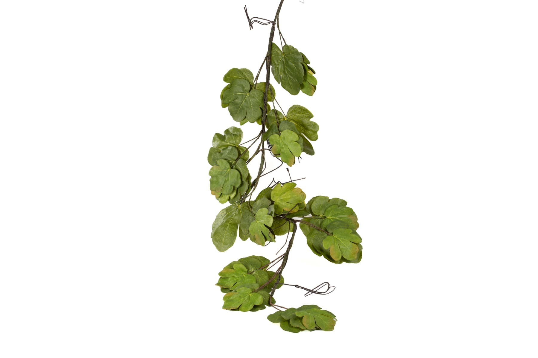 6' Green Fig Leaf Garland