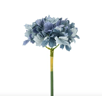 Small Silk Hydrangea Sapphire Blue