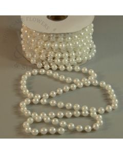 0.2"  PEARL STRING Beads (8 YDS/ROLL) nat