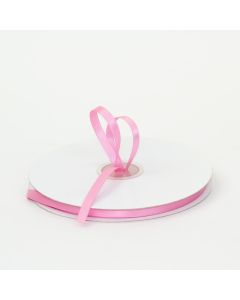 1/4 inch Double Face Satin Ribbon - Dark Pink 50 Yards