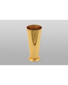 10" Mint Julep Cup Vase, One Case of 12 - Gold