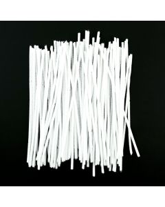 12"  White Chenille Stems ( Pipe Cleaners )