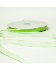 5/8in Nylon Sheer Ribbon Mint Green, 100 yards