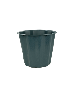6.5" Green Floral Container 