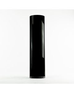 20" x 5" Glass Cylinder Vase - Black