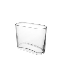 Thin Oval Glass Vase