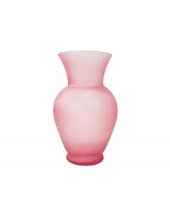 10.5" Frosted Blush Rose Pink Classic Urn 