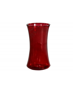 Glass Gathering Vases 8" - Red